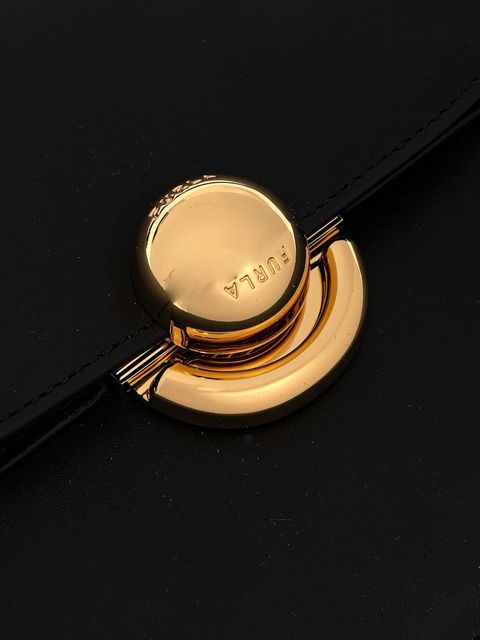 Furla torebka skórzana kolor czarny WB01355.BX0428.O6000