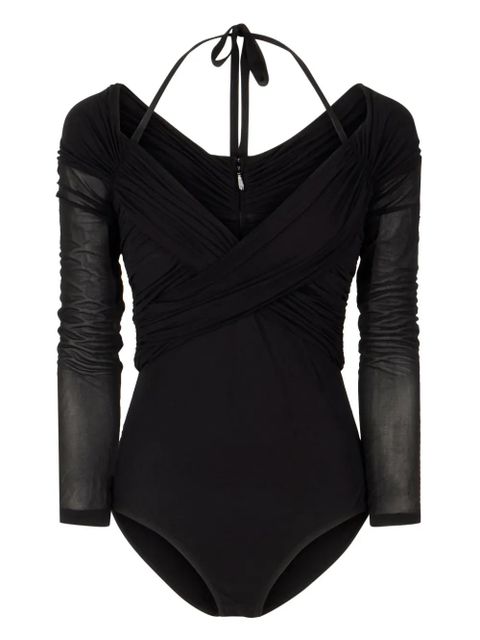 ZIMMERMANN draped bodysuit - Black - zdjęcie produktu nr 1