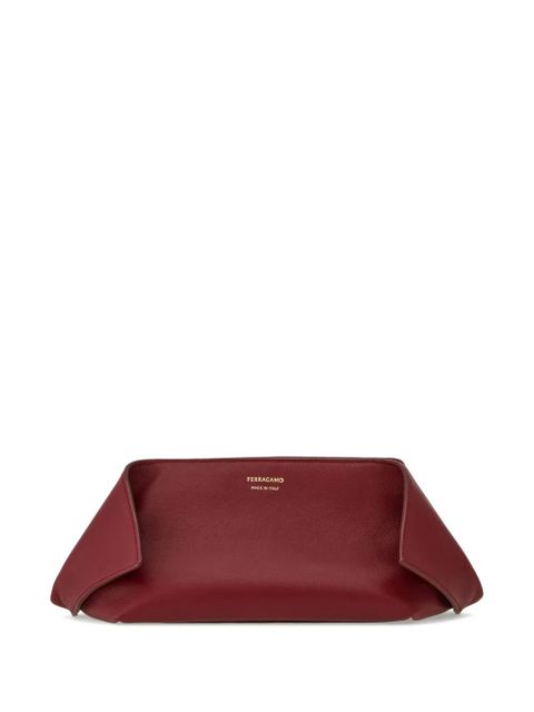 Ferragamo leather makeup bag - Red - zdjęcie produktu nr 1