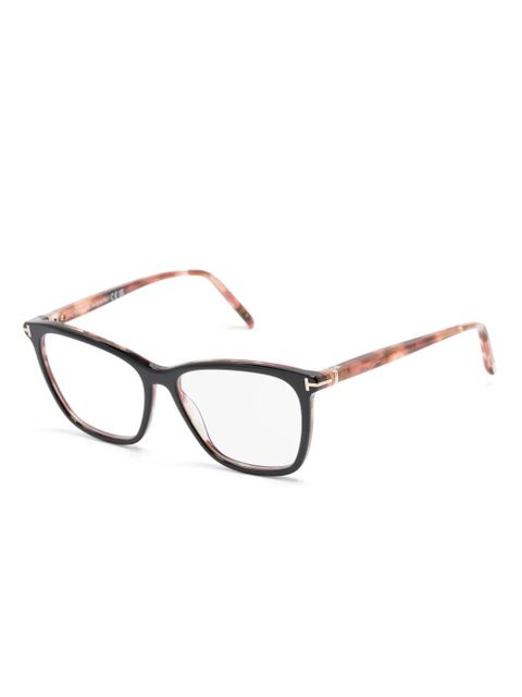 TOM FORD Eyewear FT5989B rectangle-frame glasses - Black