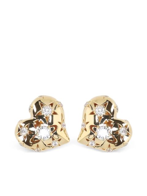 Vivienne Westwood heart bijou earrings - Gold - zdjęcie produktu nr 1