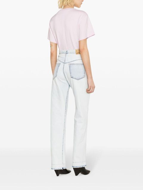 ISABEL MARANT Noemie high-rise straight-leg jeans - Blue