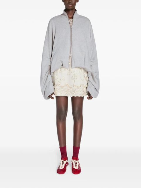 DRIES VAN NOTEN draped jersey jacket - Grey - zdjęcie produktu nr 2