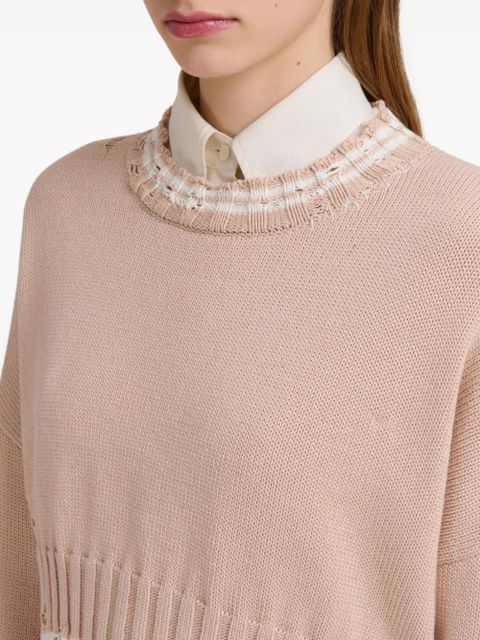 Marni cropped sweater - Neutrals