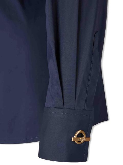 Cult Gaia button-fastening open-back blouse - Blue