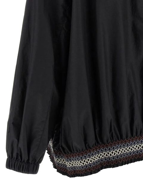 Moncler Grenoble Samedans Jacket mesh-trimmed jacket - Black