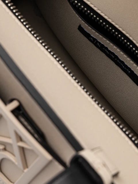 Armani Exchange torebka kolor beżowy