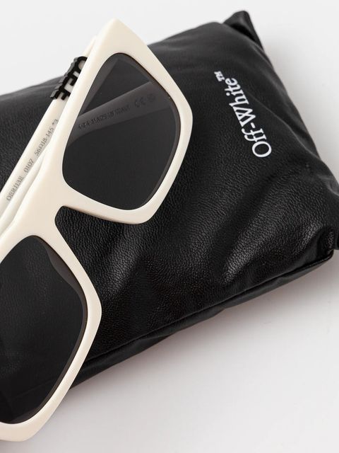 Off-White okulary kolor biały OERI13E_560107