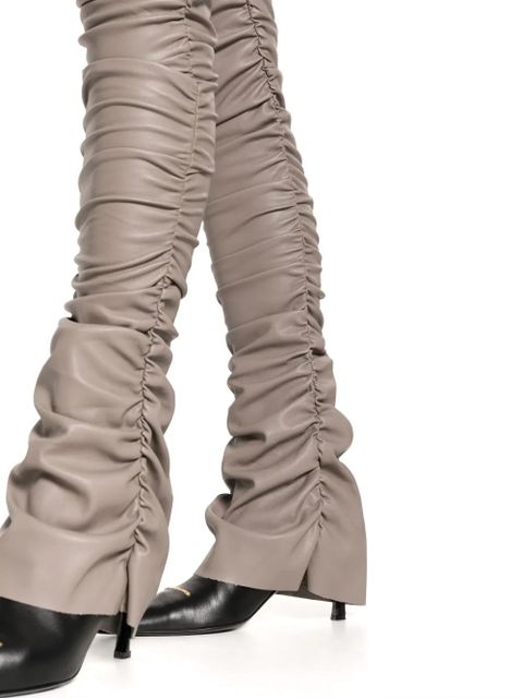 MISBHV Nirvana ruched skinny trousers - Grey