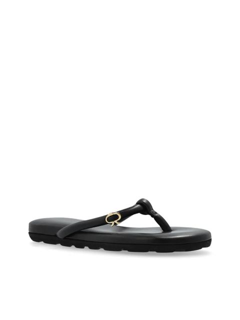 Gianvito Rossi Juno flip flops - Black