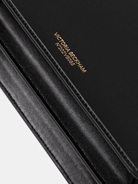 Victoria Beckham torebka skórzana kolor czarny B325AAC006648A