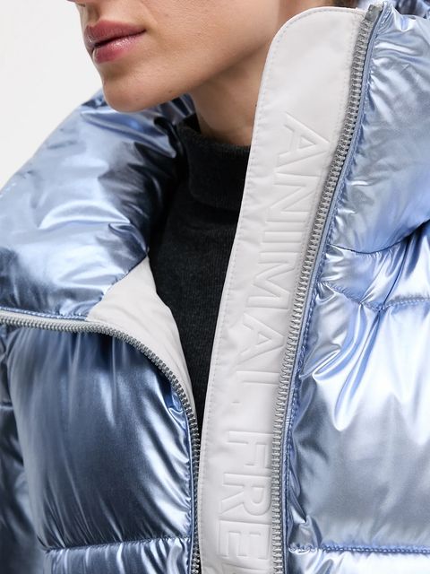 Save The Duck kurtka GERDA kolor niebieski zimowa D42381W.ICED21