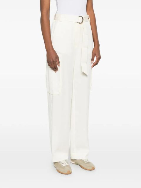 TWINSET cargo-pocket straight trousers - Neutrals