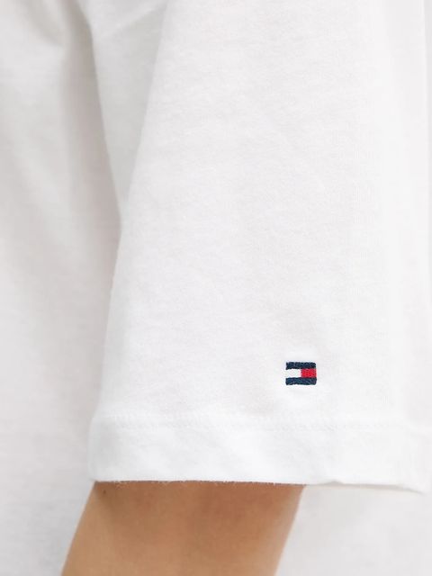 Tommy Hilfiger t-shirt bawełniany damski kolor biały WW0WW47811