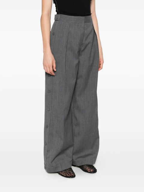 Jil Sander buttoned trousers - Grey