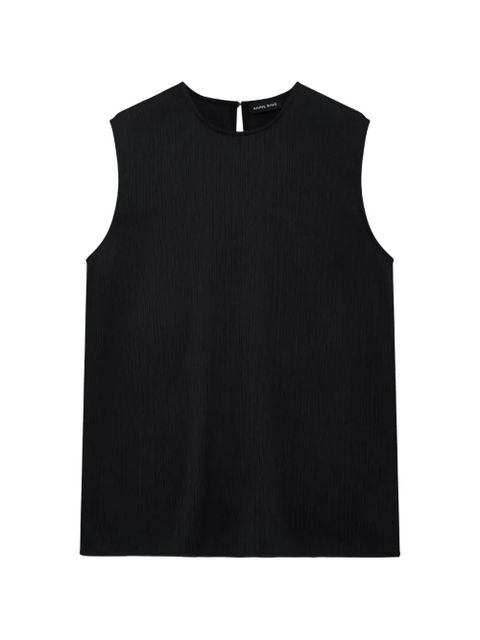 ANINE BING Malia round-neck top - Black - zdjęcie produktu nr 1
