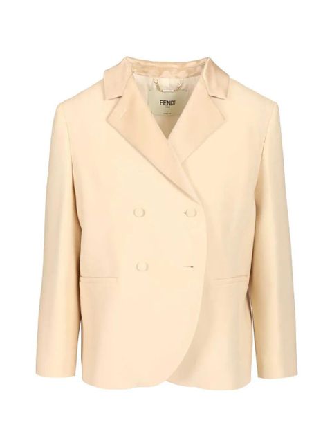 FENDI double-breasted blazer - Neutrals - zdjęcie produktu nr 1