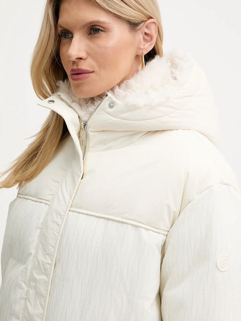 BOSS kurtka kolor beżowy zimowa oversize 50546842 - zdjęcie produktu nr 2