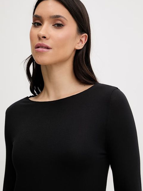 United Colors of Benetton longsleeve piżamowy z domieszką lnu