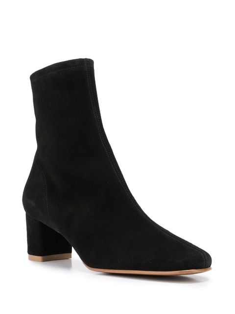 BY FAR ankle-length suede boots - Black