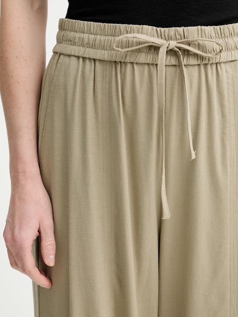 Gestuz spodnie z domieszką lnu