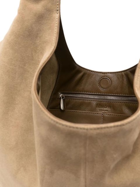 Maeden suede shoulder bag - Neutrals