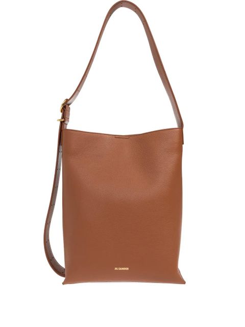 Jil Sander leather shoulder bag - Brown - zdjęcie produktu nr 1