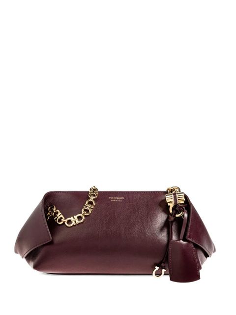 Ferragamo Folded Small chain shoulder bag - Purple - zdjęcie produktu nr 1