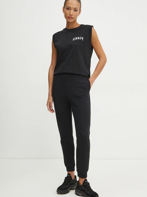 Pinko spodnie dresowe bawełniane - zdjęcie produktu nr 2