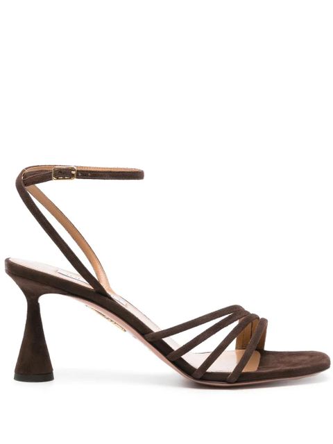 Aquazzura Latour 75mm suede sandals - Brown - zdjęcie produktu nr 1
