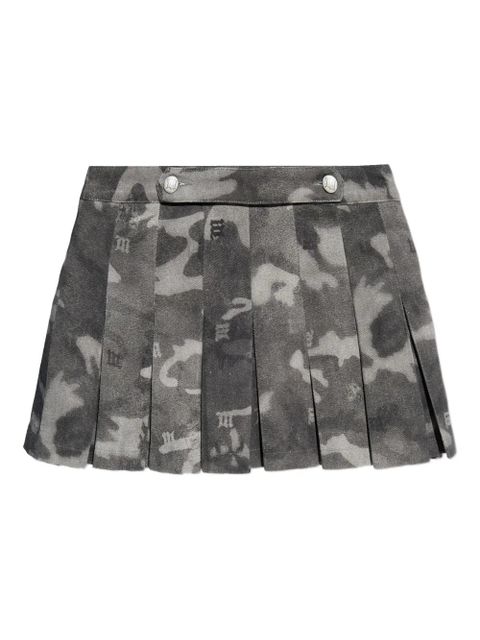 MISBHV pleated cotton skirt - Grey - zdjęcie produktu nr 1