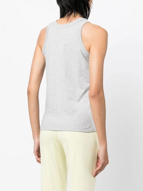 LouLou de Saison round-neck cotton tank top - Grey