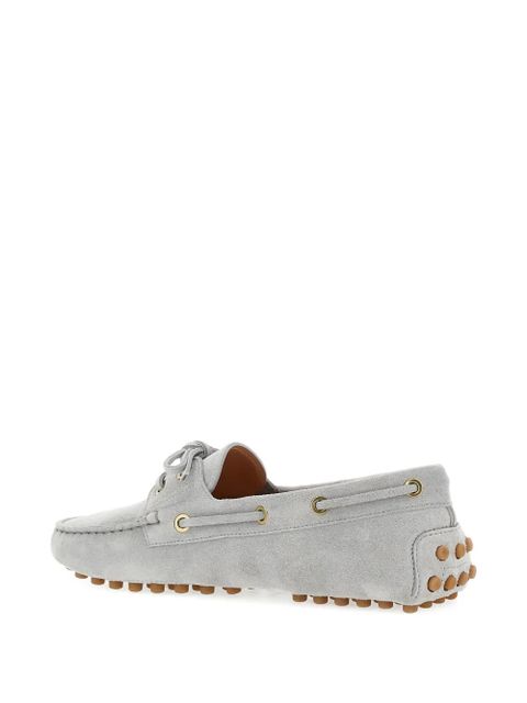 Tod's suede driving loafers - Grey