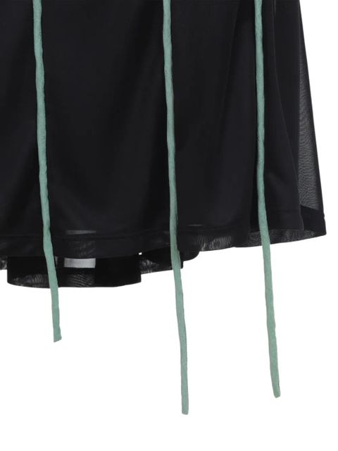 Moschino floral-embellishment midi skirt - Black