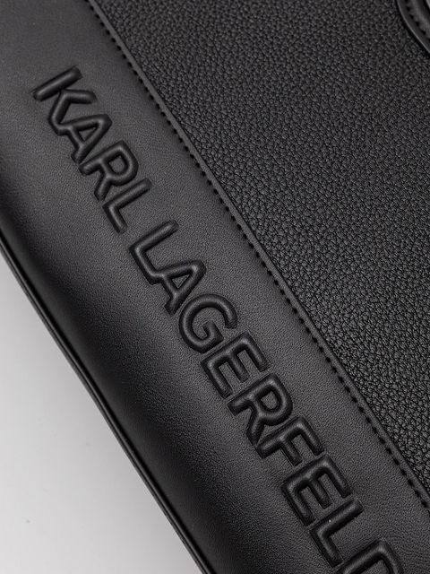 Karl Lagerfeld torebka K/AVIATOR kolor czarny A4W30283