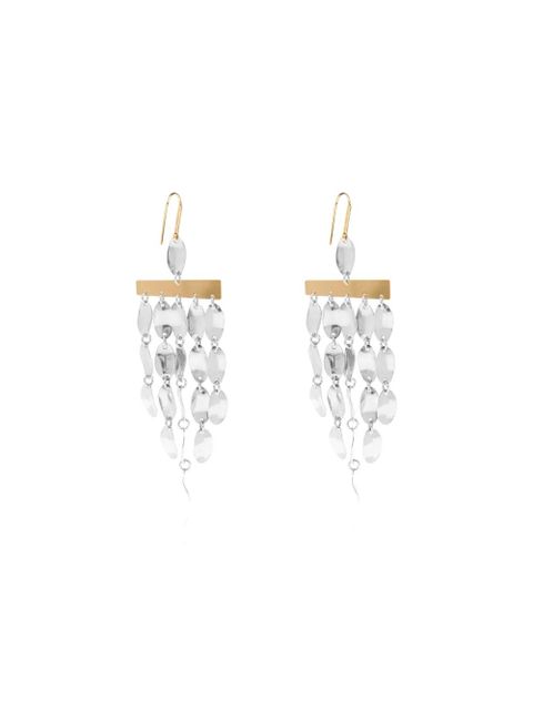 ISABEL MARANT hammered droplet earrings - Silver
