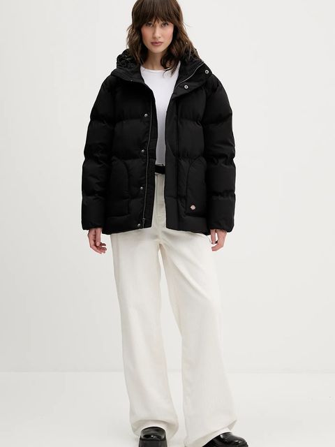 Dickies kurtka kolor czarny zimowa oversize DK0A87OL - zdjęcie produktu nr 2