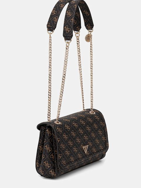 Guess torebka NOELLE kolor brązowy HWQG96 72210