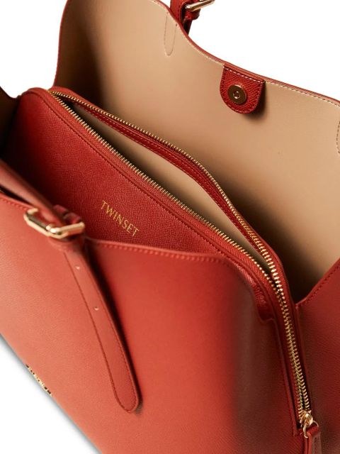 TWINSET buckle strap tote bag - Red