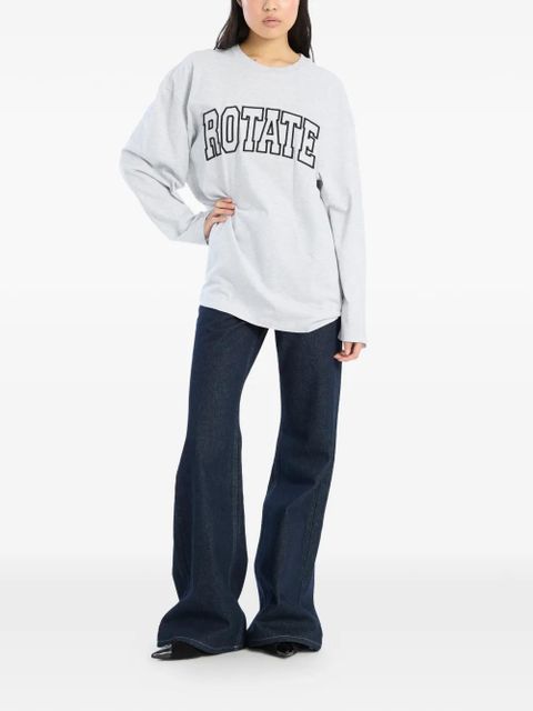 ROTATE BIRGER CHRISTENSEN long-sleeves T-shirt - Grey - zdjęcie produktu nr 2