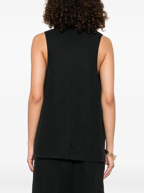 The Frankie Shop Melrose waistcoat - Black