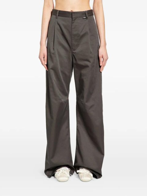 MM6 Maison Margiela wide leg chino pants - Grey - zdjęcie produktu nr 1