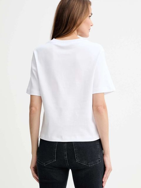 AllSaints t-shirt bawełniany damski kolor biały W205JC