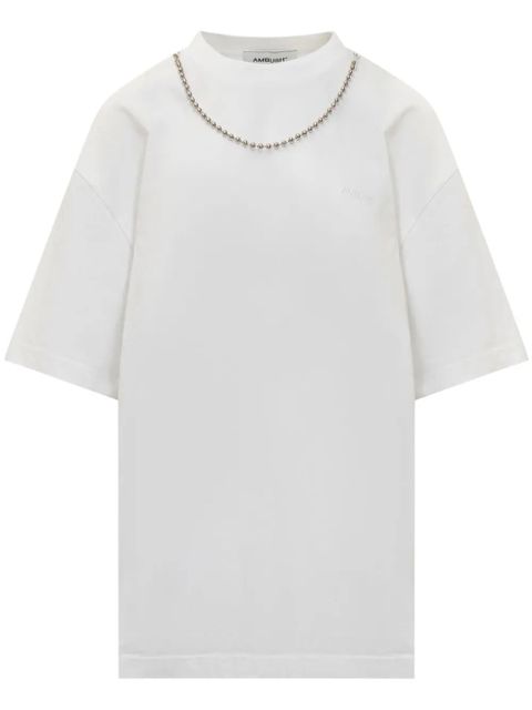 AMBUSH chain-detailing t-shirt - Black - zdjęcie produktu nr 1