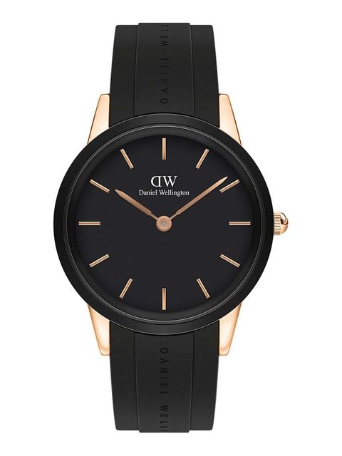 Daniel Wellington zegarek DW00100425 damski kolor czarny - zdjęcie produktu nr 1