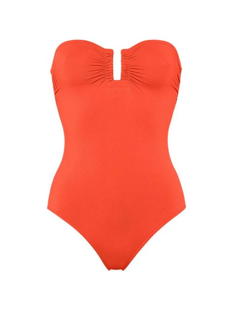 ERES Cassiopée ruched swimsuit - Orange - zdjęcie produktu nr 1