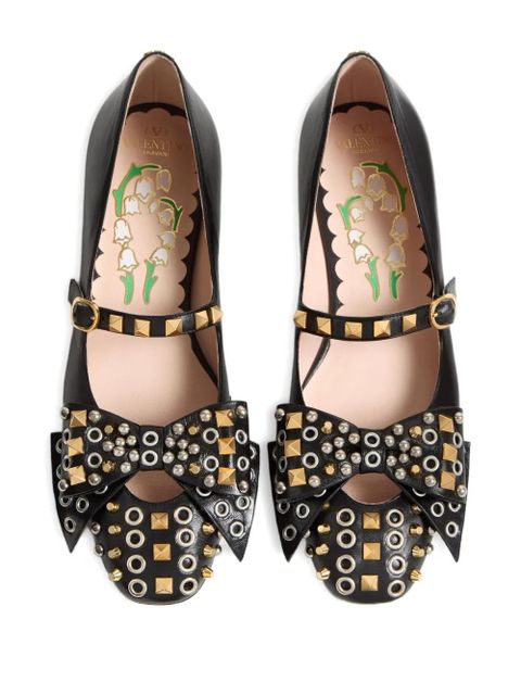 Valentino Garavani Bowow Mary-Jane ballet flats - Black