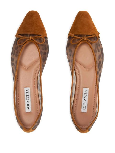 Aquazzura leopard-print flats - Brown - zdjęcie produktu nr 2