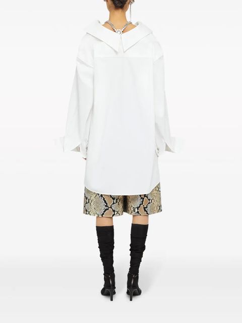 Jil Sander oversized cotton shirt - White