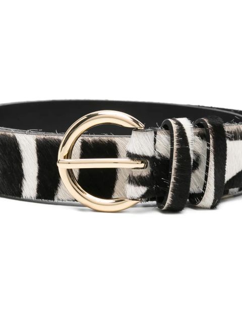 Max Mara Talbero animal-print belt - White
